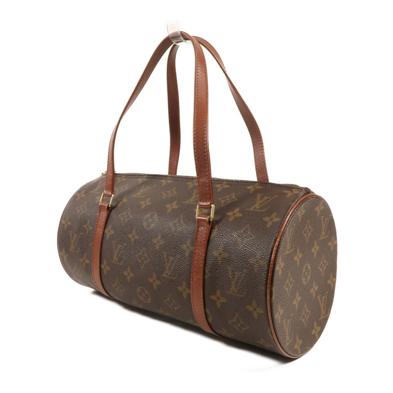 LOUIS VUITTON Monogram Papillon 30金扣手挽袋-3