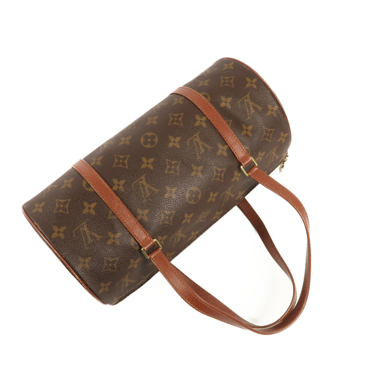 LOUIS VUITTON Monogram Papillon 30金扣手挽袋-5