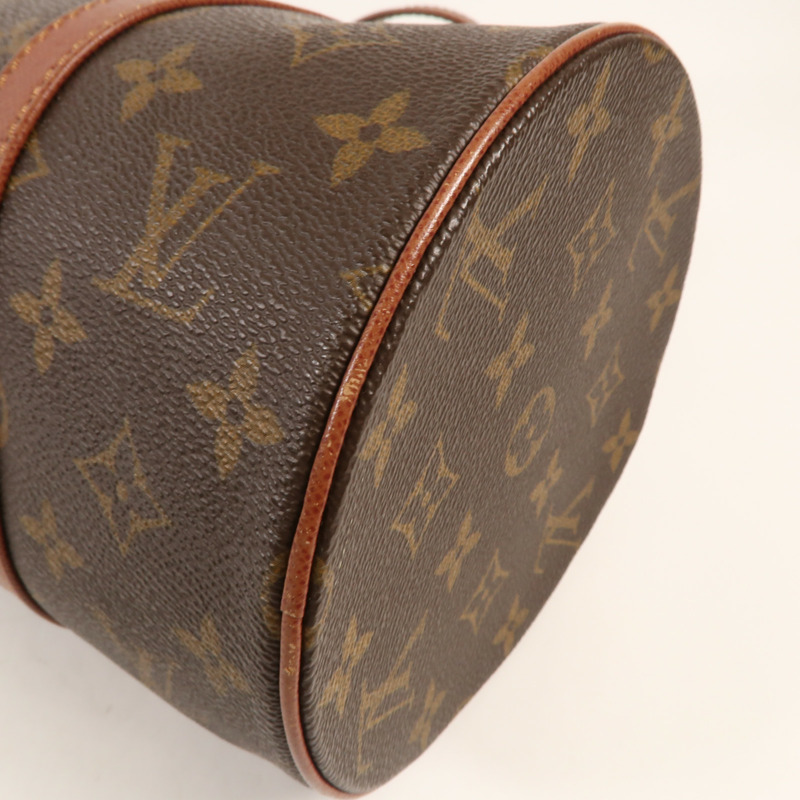LOUIS VUITTON Monogram Papillon 30金扣手挽袋-7
