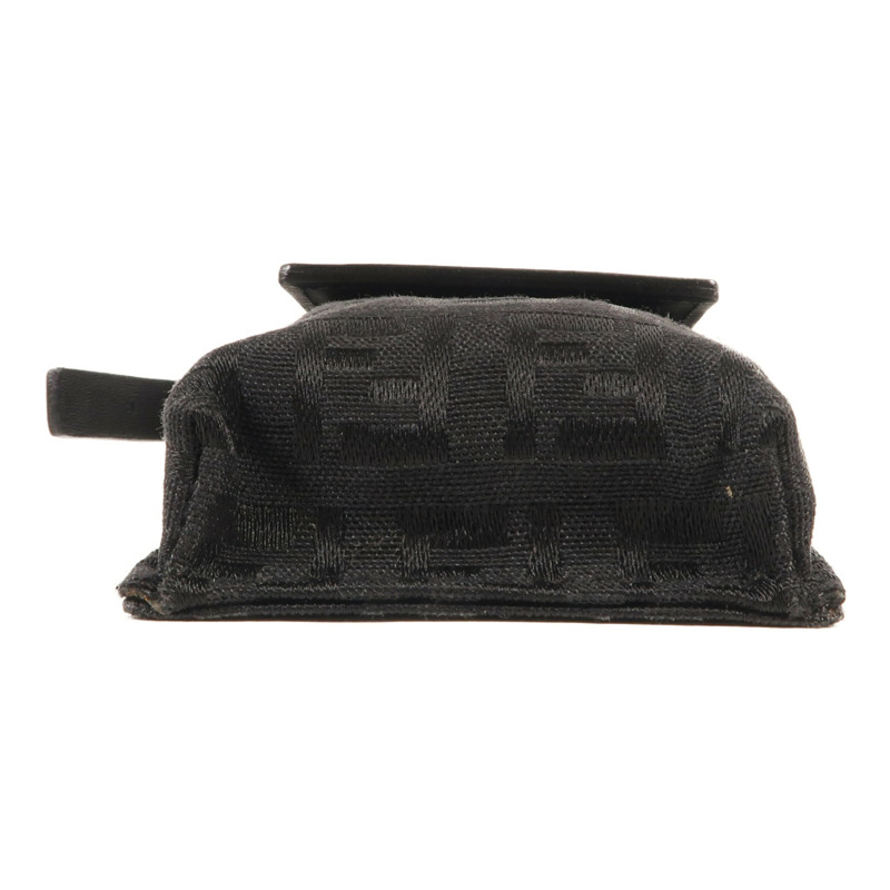 FENDI 帆布Zucchino Mini Handbag銀扣手挽袋-3