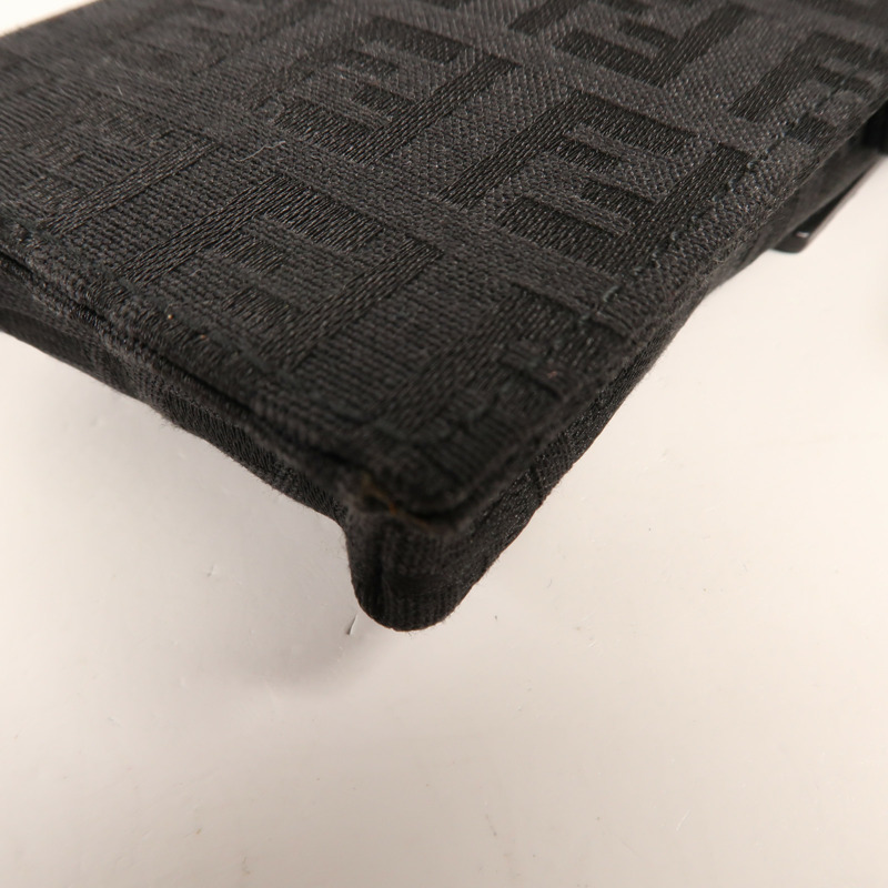 FENDI 帆布Zucchino Mini Handbag銀扣手挽袋-8