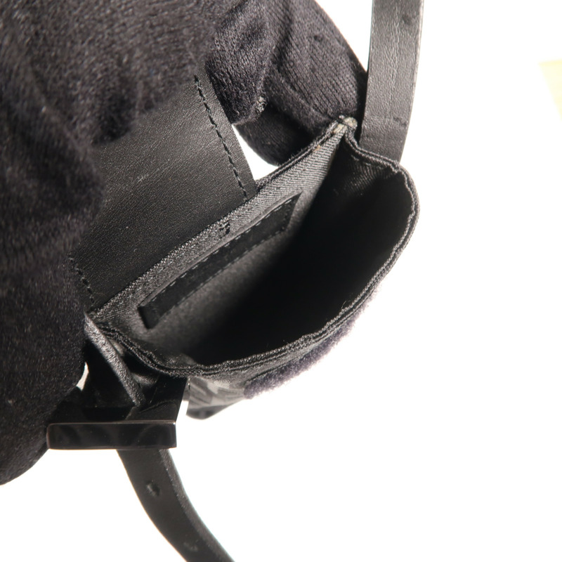 FENDI 帆布Zucchino Mini Handbag銀扣手挽袋-11