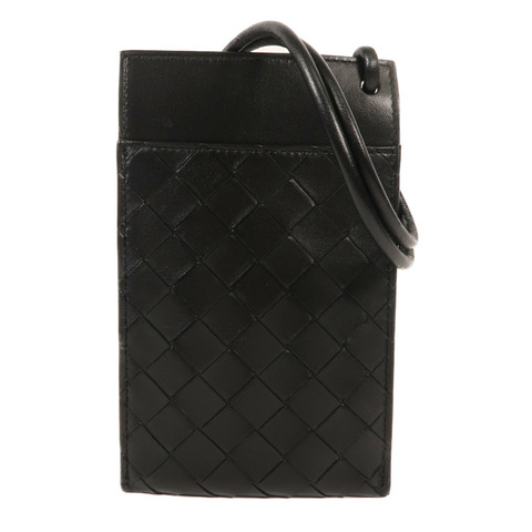 BOTTEGA VENETA 牛皮皮革Phone Pouch銀扣肩背袋