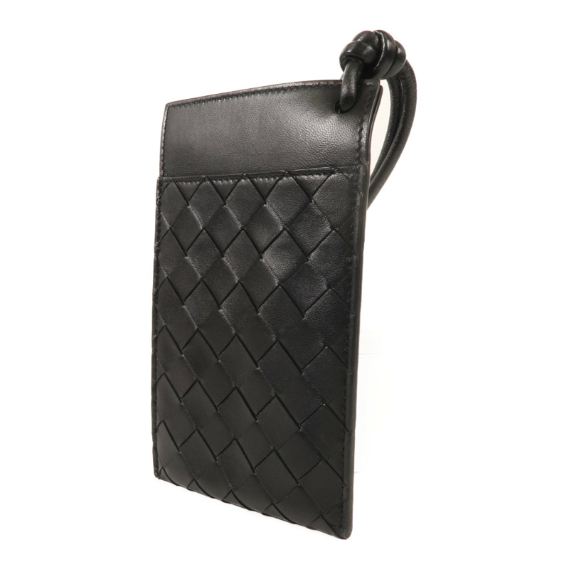 BOTTEGA VENETA 牛皮皮革Phone Pouch銀扣肩背袋-2