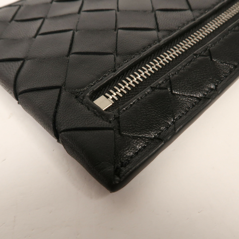 BOTTEGA VENETA 牛皮皮革Phone Pouch銀扣肩背袋-11