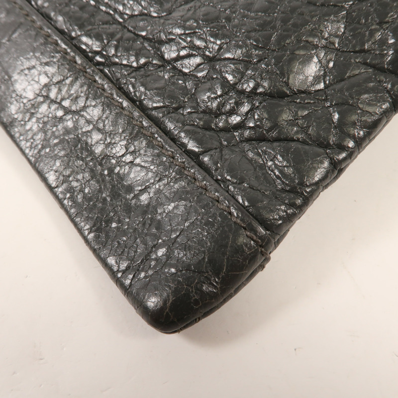 BALENCIAGA 牛皮皮革Classic City Large Pouch銀扣手拿包-8