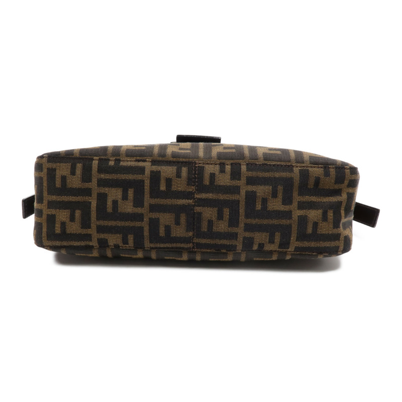 FENDI 帆布Shoulder Bag銀扣肩背袋-3