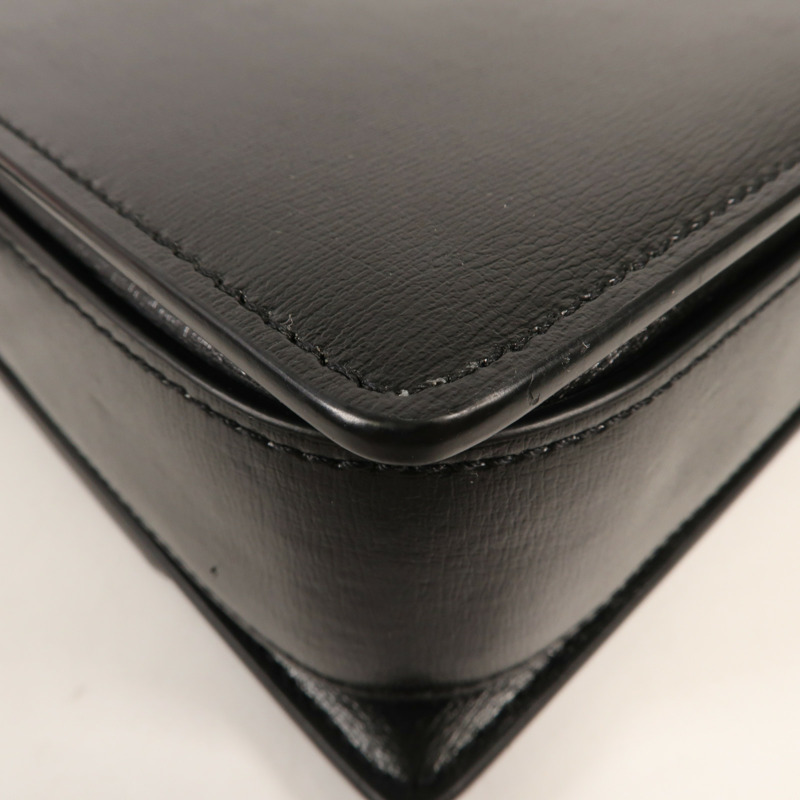 SAINT LAURENT 牛皮/麂皮皮革Bellechasse金扣肩背袋-7