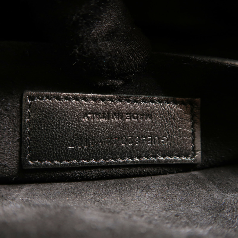 SAINT LAURENT 牛皮/麂皮皮革Bellechasse金扣肩背袋-12