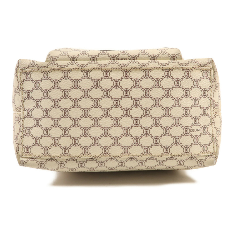 CELINE 帆布Vitage Shoulder Bag金扣肩背袋-3