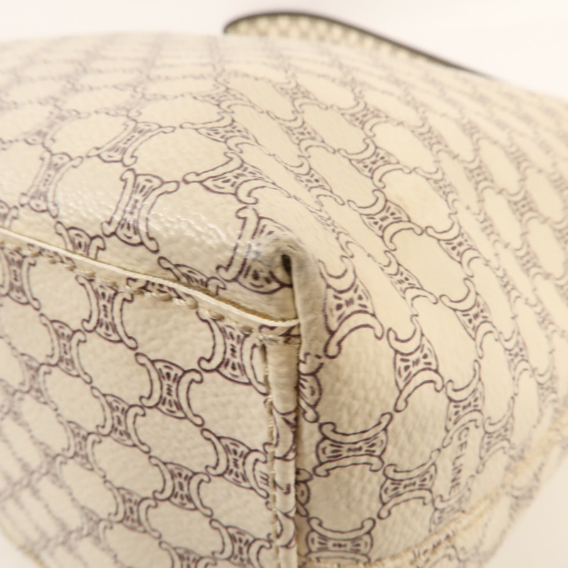 CELINE 帆布Vitage Shoulder Bag金扣肩背袋-9