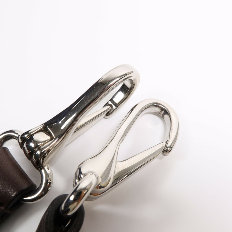 HERMES 帆布Sac De Pansage Groom銀扣手挽肩背兩用袋Bleu Indigo/Feu-9