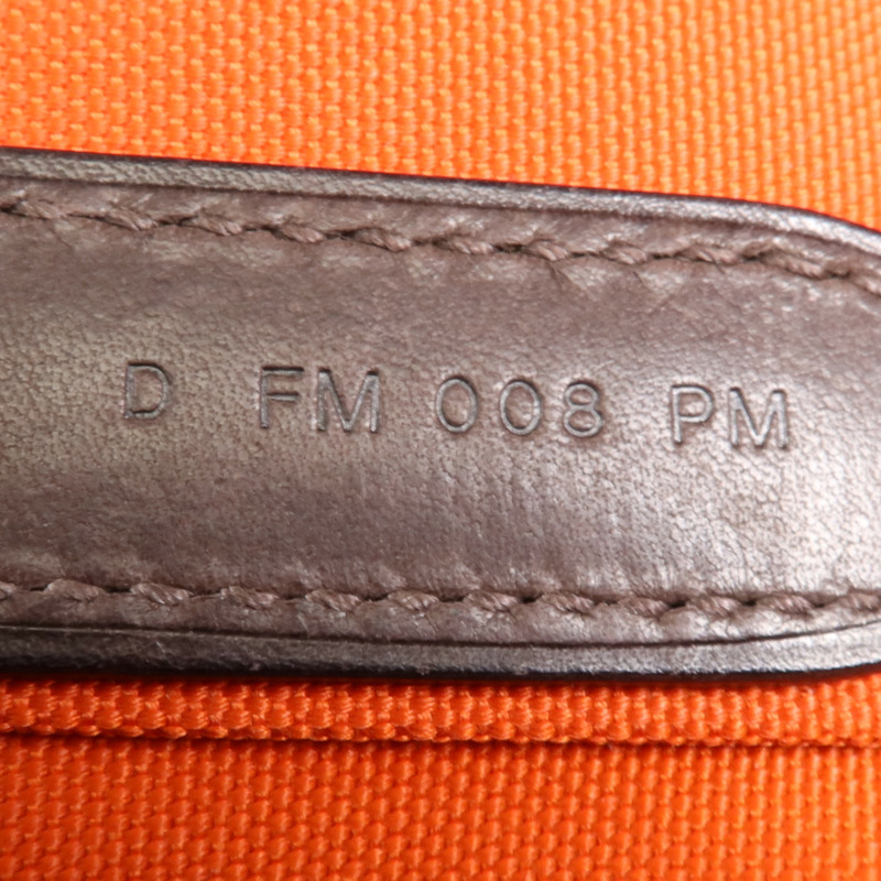 HERMES 帆布Sac De Pansage Groom銀扣手挽肩背兩用袋Bleu Indigo/Feu-12