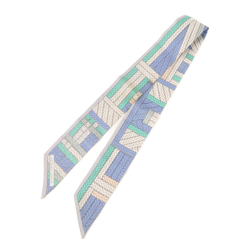 HERMES 絲質Twilly絲巾-0