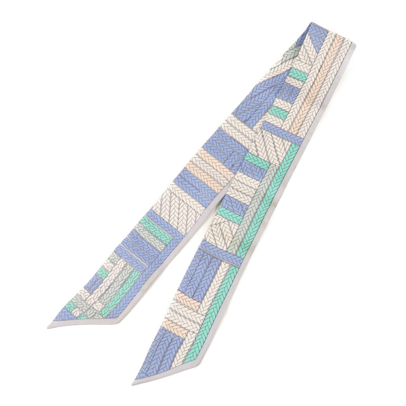 HERMES 絲質Twilly絲巾-1