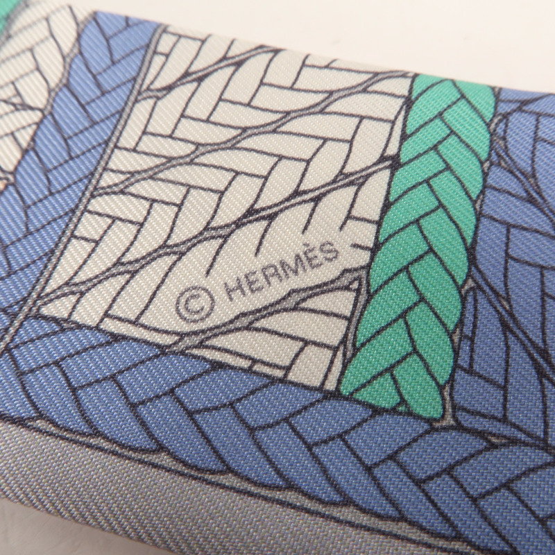 HERMES 絲質Twilly絲巾-5