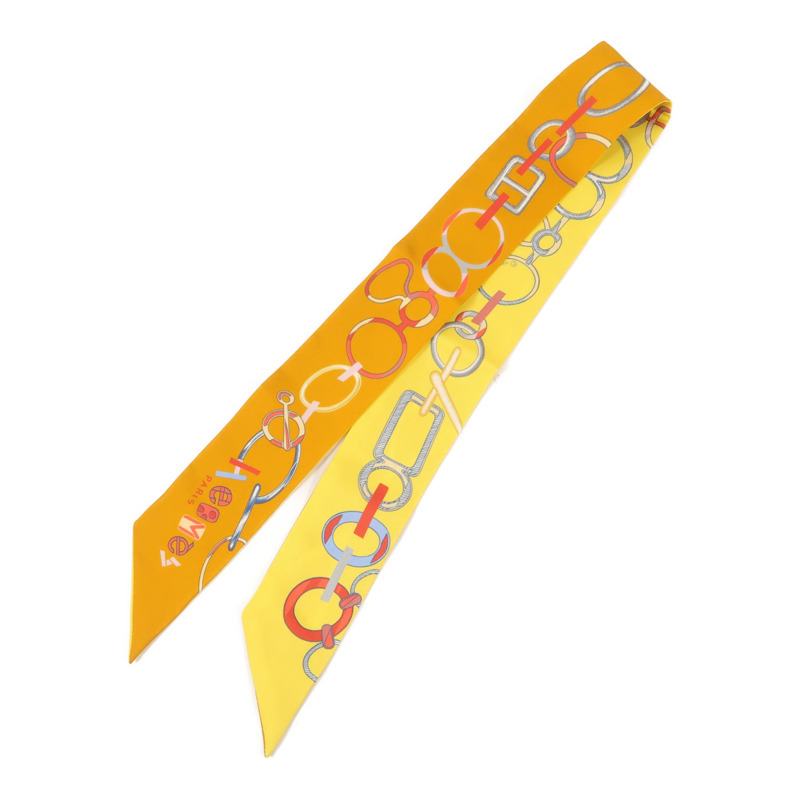 HERMES 絲質Twilly絲巾-0