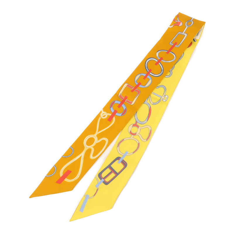 HERMES 絲質Twilly絲巾-1