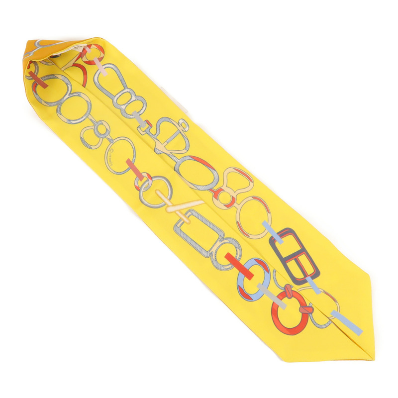 HERMES 絲質Twilly絲巾-3