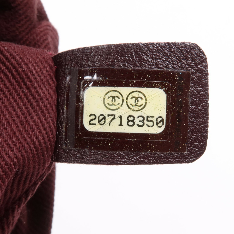 CHANEL 牛皮皮革Chain Shoulder Bag銀扣鏈帶肩背袋-5