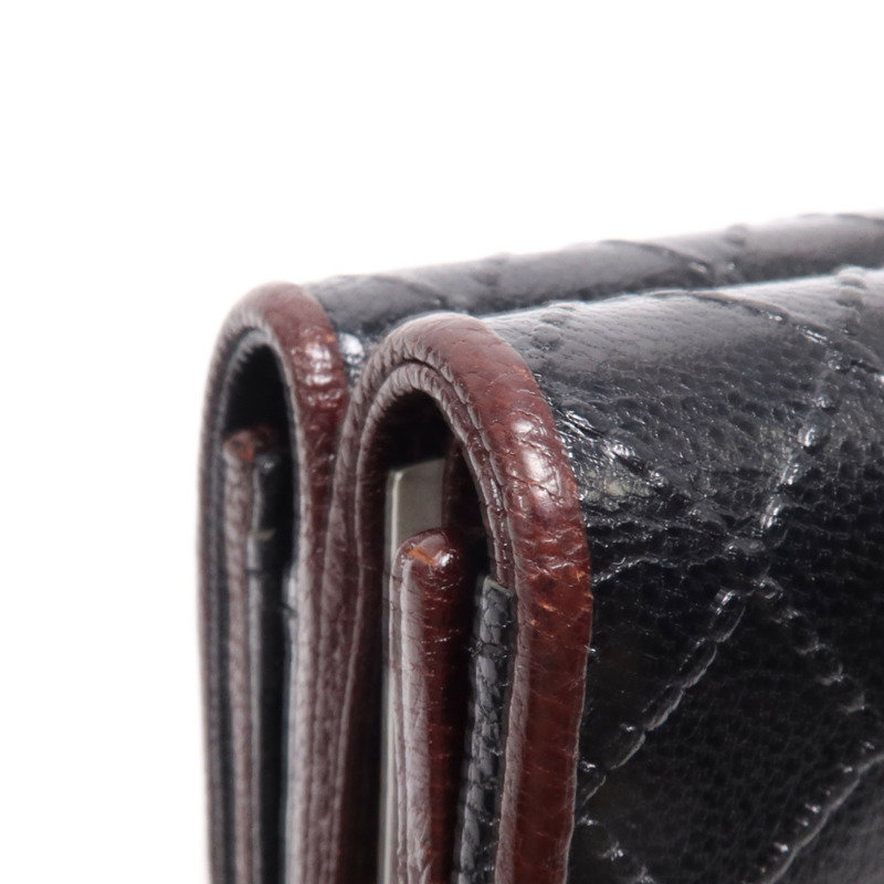 CHANEL 牛皮皮革Wallet銀扣錢包-13