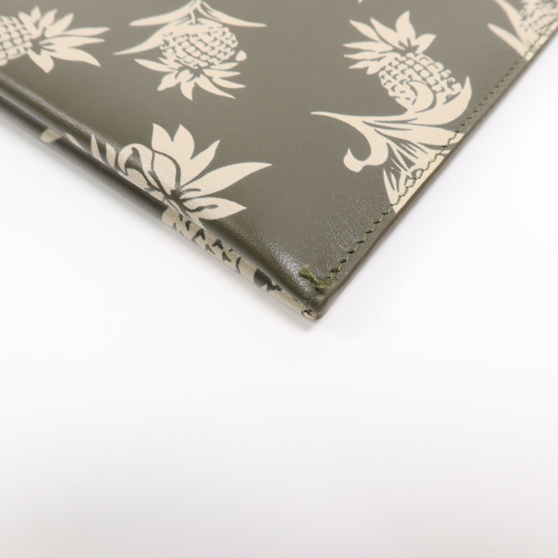 YVES SAINT LAURENT 牛皮皮革Pouch金扣手拿包-3