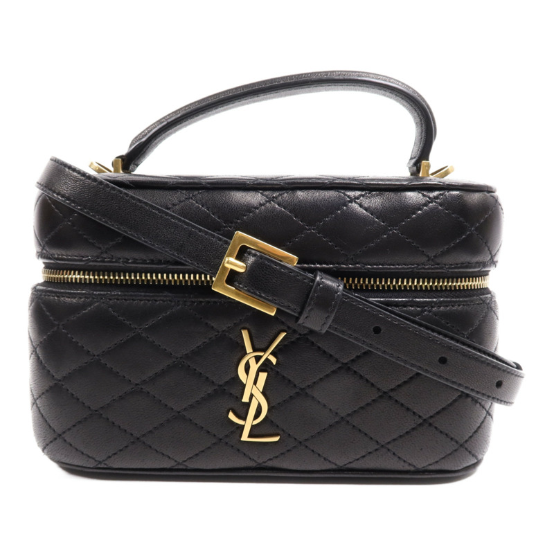 YVES SAINT LAURENT 羊皮皮革Shoulder Bag金扣肩背袋-0