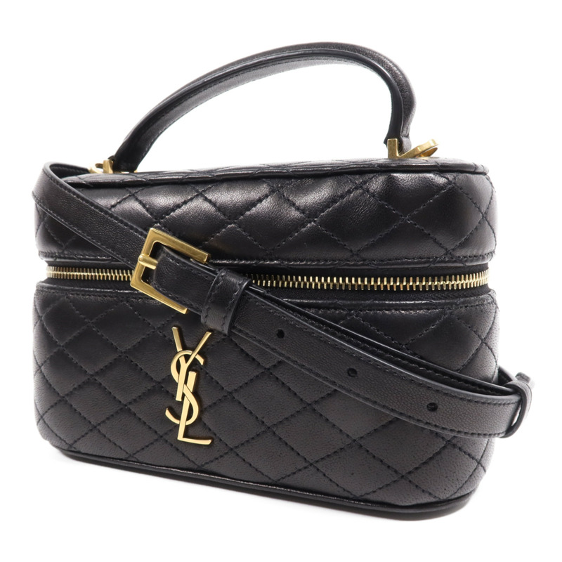 YVES SAINT LAURENT 羊皮皮革Shoulder Bag金扣肩背袋-2