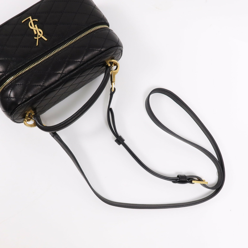 YVES SAINT LAURENT 羊皮皮革Shoulder Bag金扣肩背袋-9