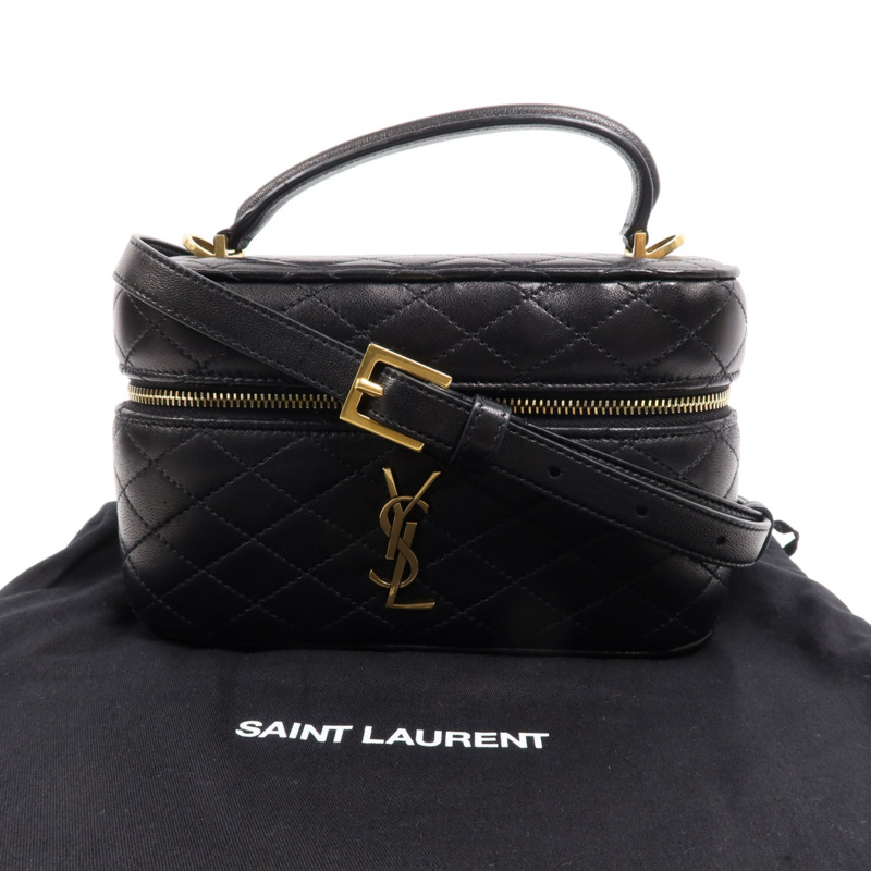 YVES SAINT LAURENT 羊皮皮革Shoulder Bag金扣肩背袋-15