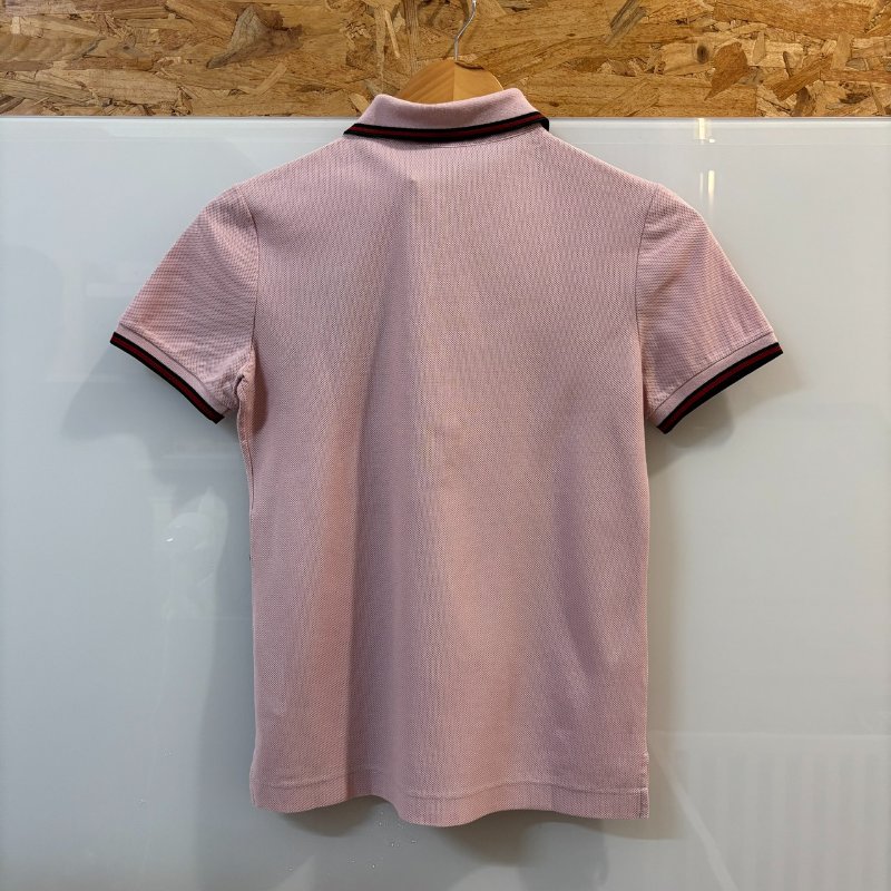 【美收精品】GUCCI 粉色polo衫 4-124【隔月月中將轉賣至日本 上架期限30天】-1