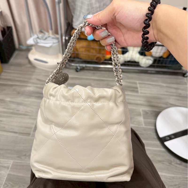 Chanel 22 mini 銀鍊版 全新-7