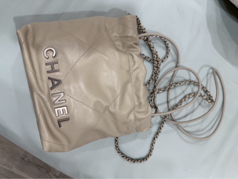 Chanel 22 mini 銀鍊版 全新-9