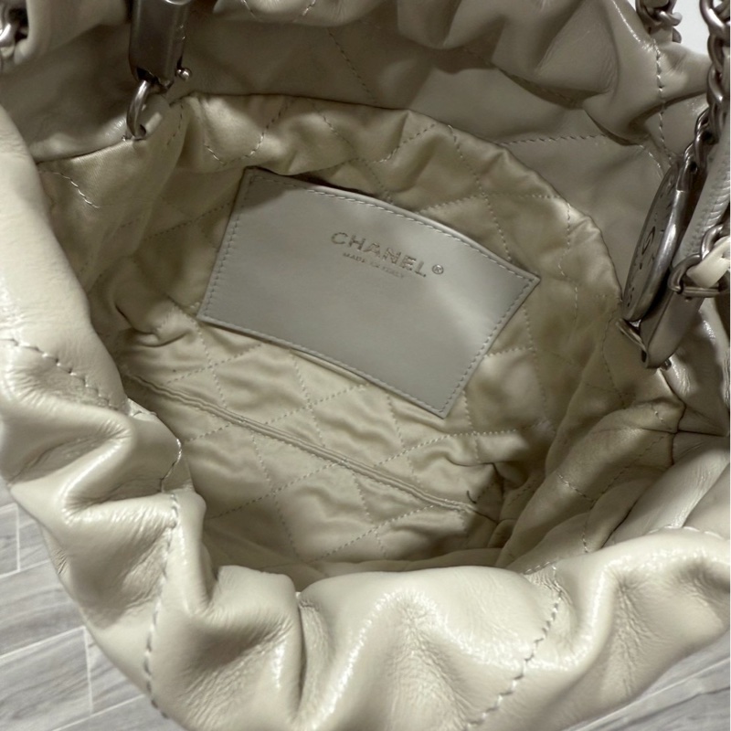 Chanel 22 mini 銀鍊版 全新-13