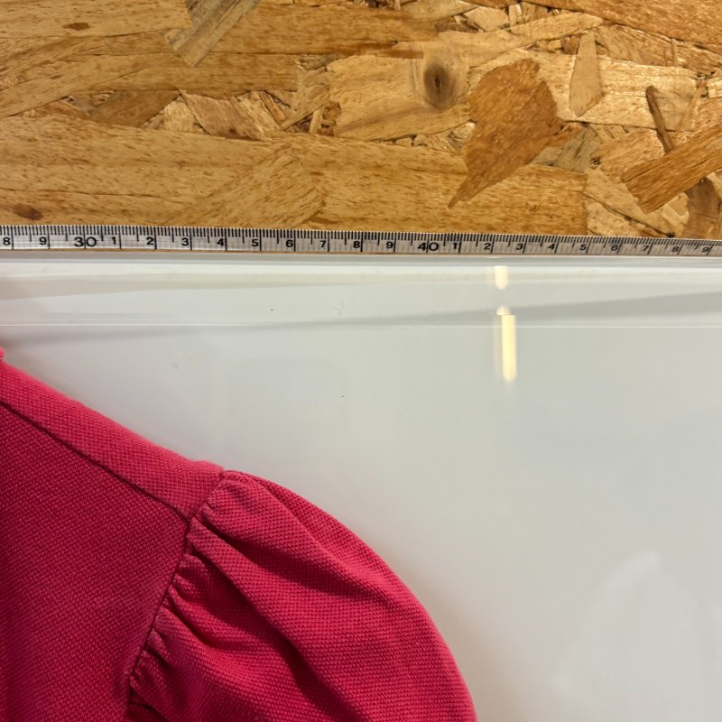 【美收精品】BURBERRY 桃紅色polo衫  4-128【隔月月中將轉賣至日本 上架期限30天】-8