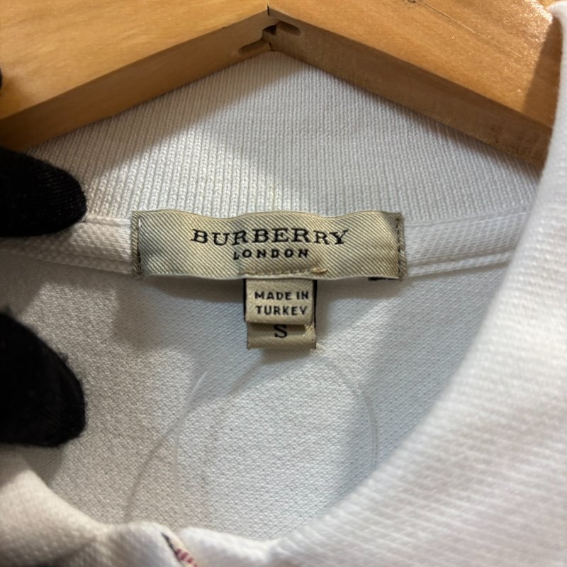 【美收精品】BURBERRY白色polo衫 4-129【隔月月中將轉賣至日本 上架期限30天】-5