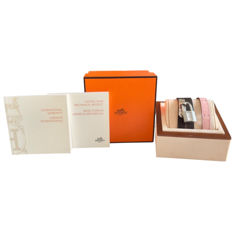 HERMES Kelly double tour 雙圈 手錶 *送原裝鱷魚皮錶帶*-1