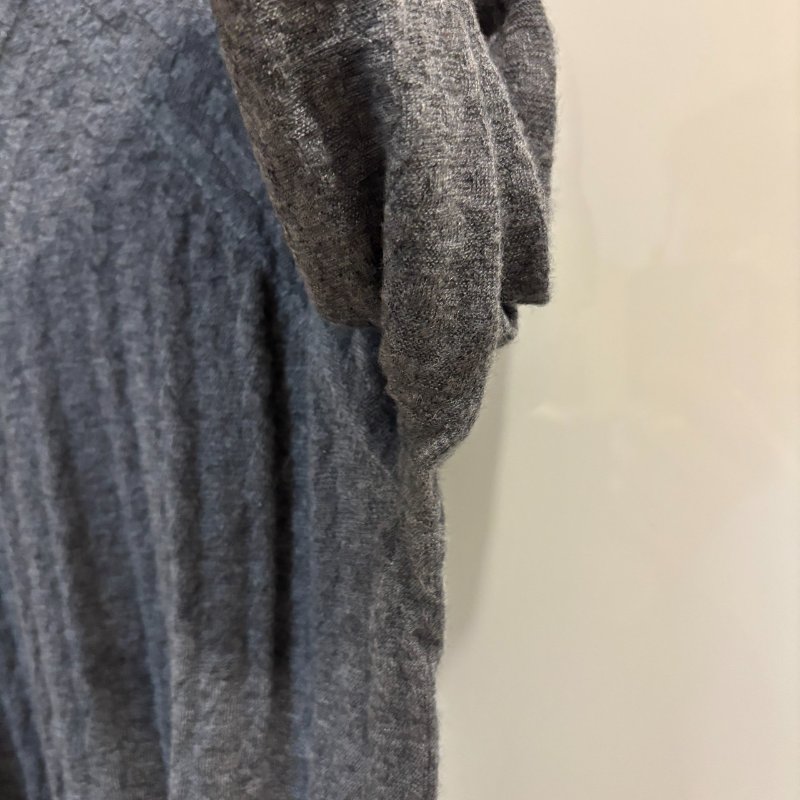 【美收精品】HERMES 灰色針織毛衣 4-131【隔月月中將轉賣至日本 上架期限30天】-5