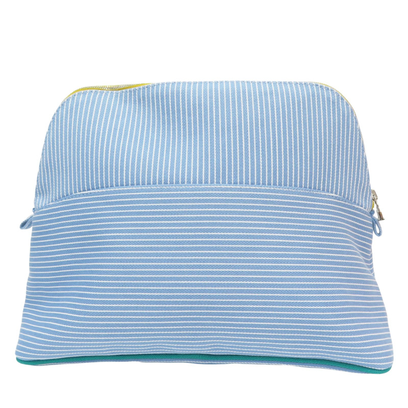 藍色 帆布 Bolide Passe Passe Case 收納包【HERMES 愛馬仕】-1