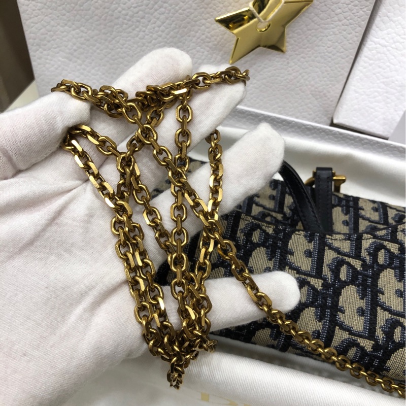 Dior 迪奥 刺绣老花二合一 woc链条包 21年-9