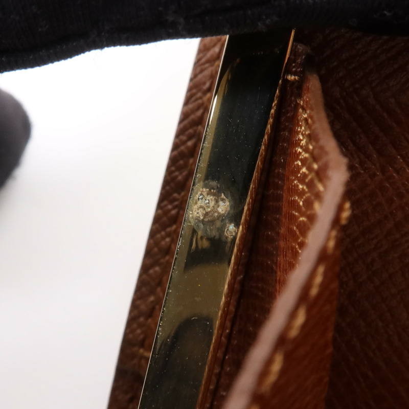 LOUIS VUITTON Monogram Porte Monnaie Viennois金扣錢包-10