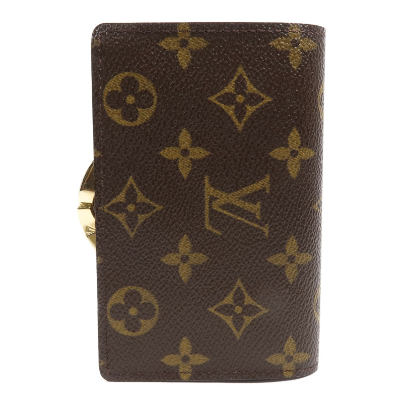 LOUIS VUITTON Monogram Porte Monnaie Viennois金扣錢包-16