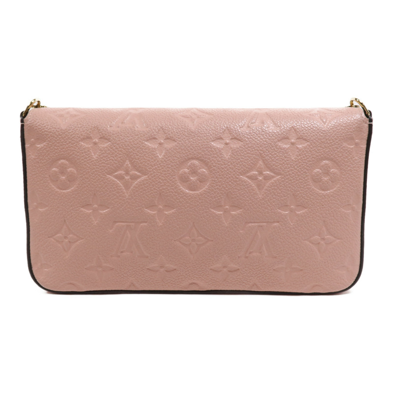 LOUIS VUITTON Epi Pochette Felissie銀扣鏈帶肩背袋-1