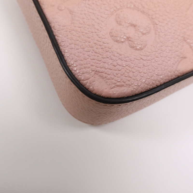 LOUIS VUITTON Epi Pochette Felissie銀扣鏈帶肩背袋-9