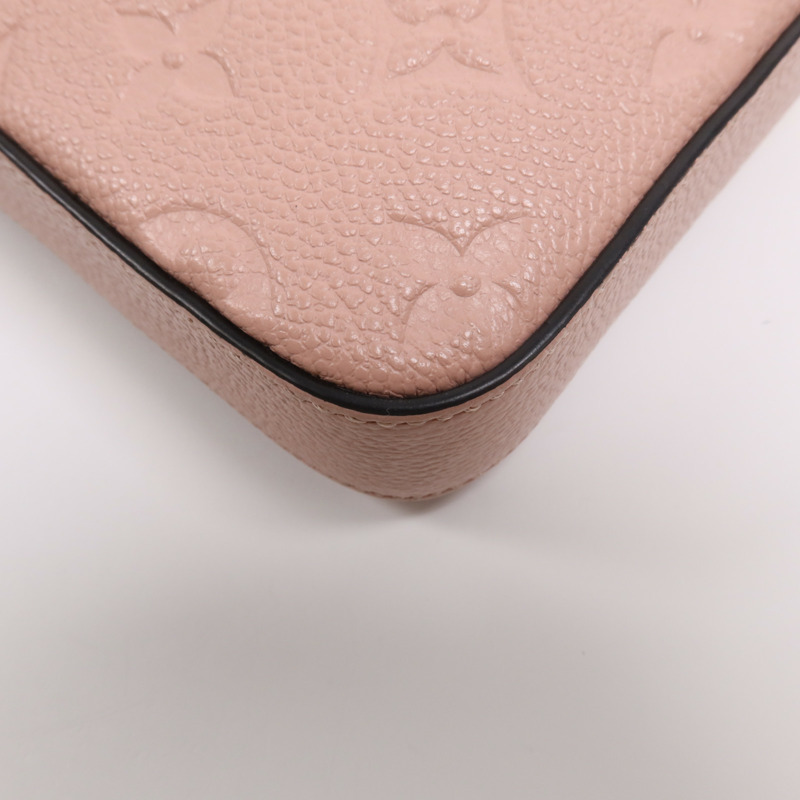 LOUIS VUITTON Epi Pochette Felissie銀扣鏈帶肩背袋-10