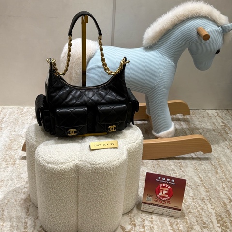 Chanel 25c 嬉皮Hobo Bag 全新❤️‍🔥