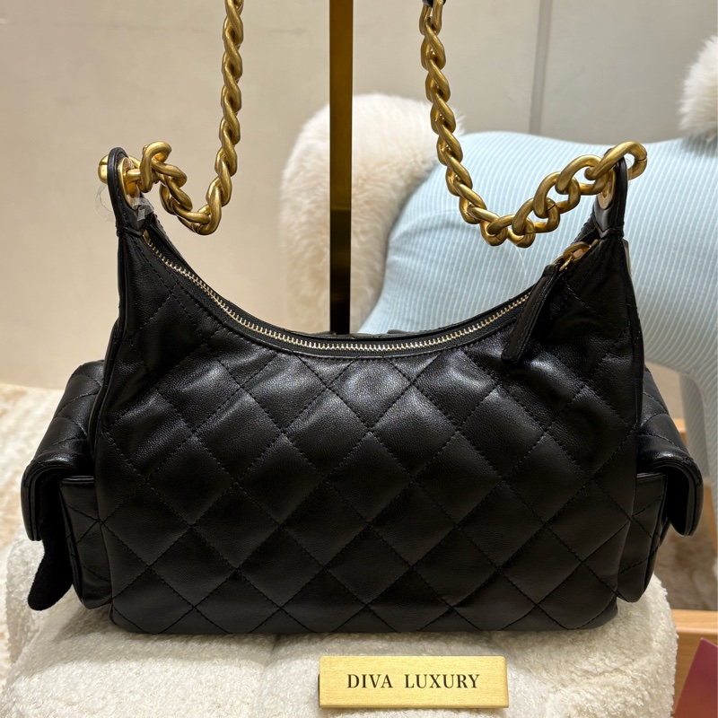 Chanel 25c 嬉皮Hobo Bag 全新❤️🔥-9