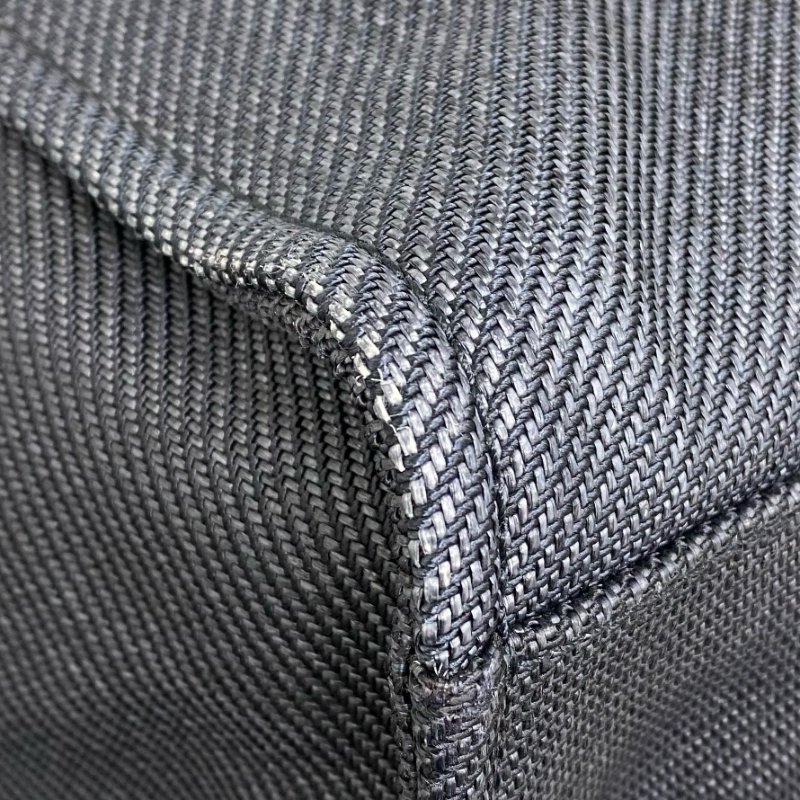 △ Chanel 香奈兒 Deauville Navy Canvas Raffia Gold Tone Metal Chain Tote Bag No.30 A66941 深藍色帆布 拉菲草金色金屬鏈條托特袋 No.30 A66941 -257018203-10