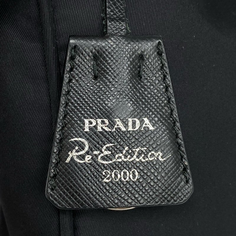 ☆ Prada 普拉達 Black Nylon Re-edition 2000 Shoulder Bag 黑色尼龍肩揹袋 - 257018434-8