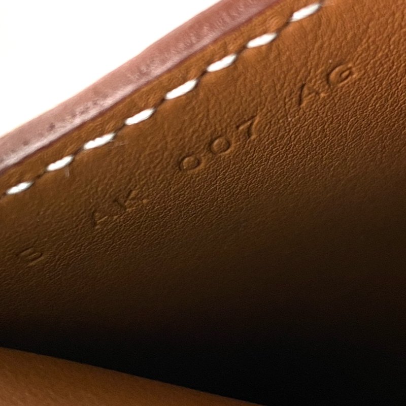 △ Hermes 愛馬仕 Gold Epsom Calfskin Palladium Plated Metal Petite Course Shoulder Bag Stamp B 金棕色壓紋小牛皮鍍鈀金屬肩背袋B刻 - 257018596-16